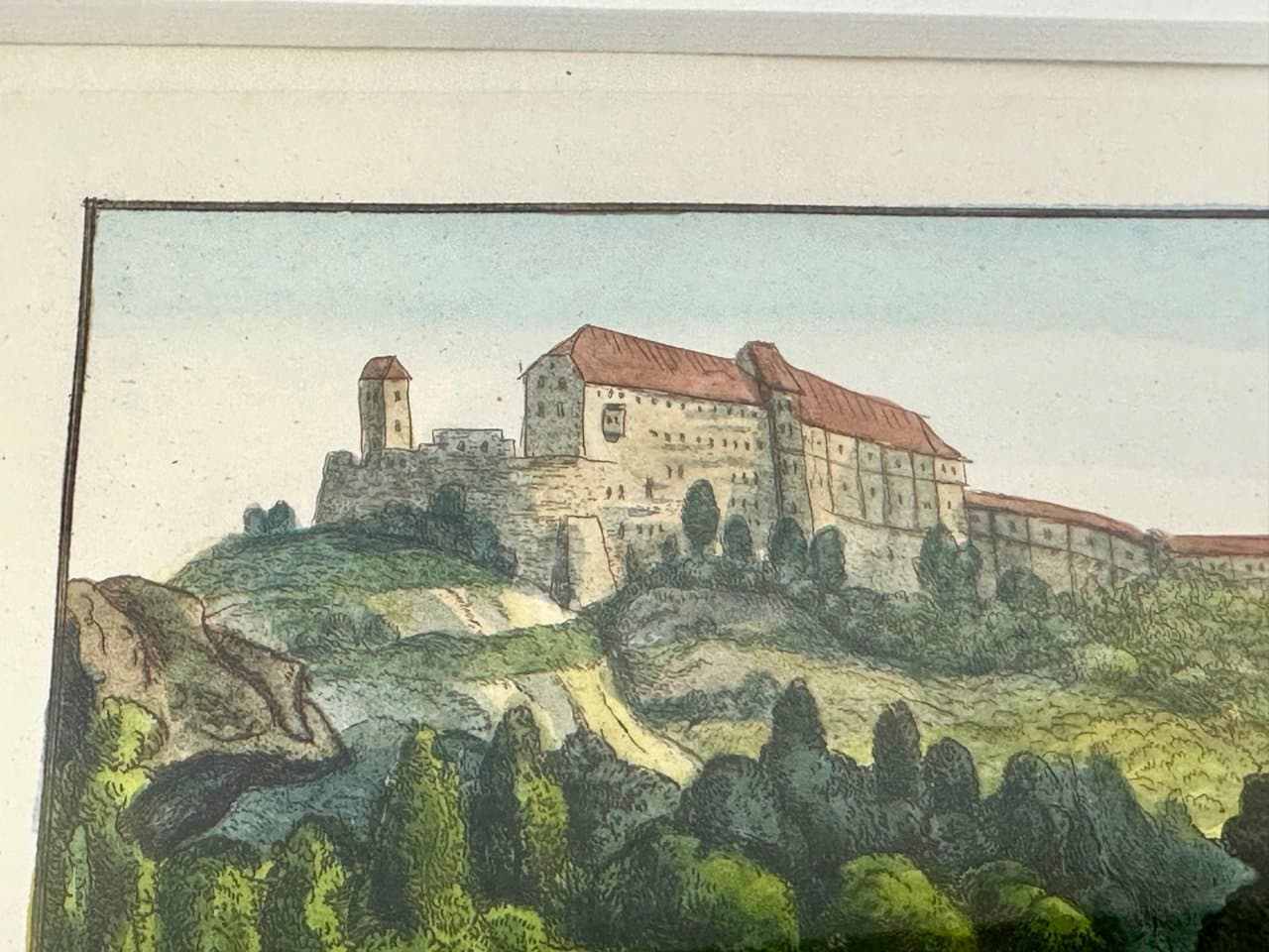 Akwaforta Todenwarth, Im Helltal, multikolor, proj. K. Horny według C. Wolff, Niemcy, XIX w. - 151114