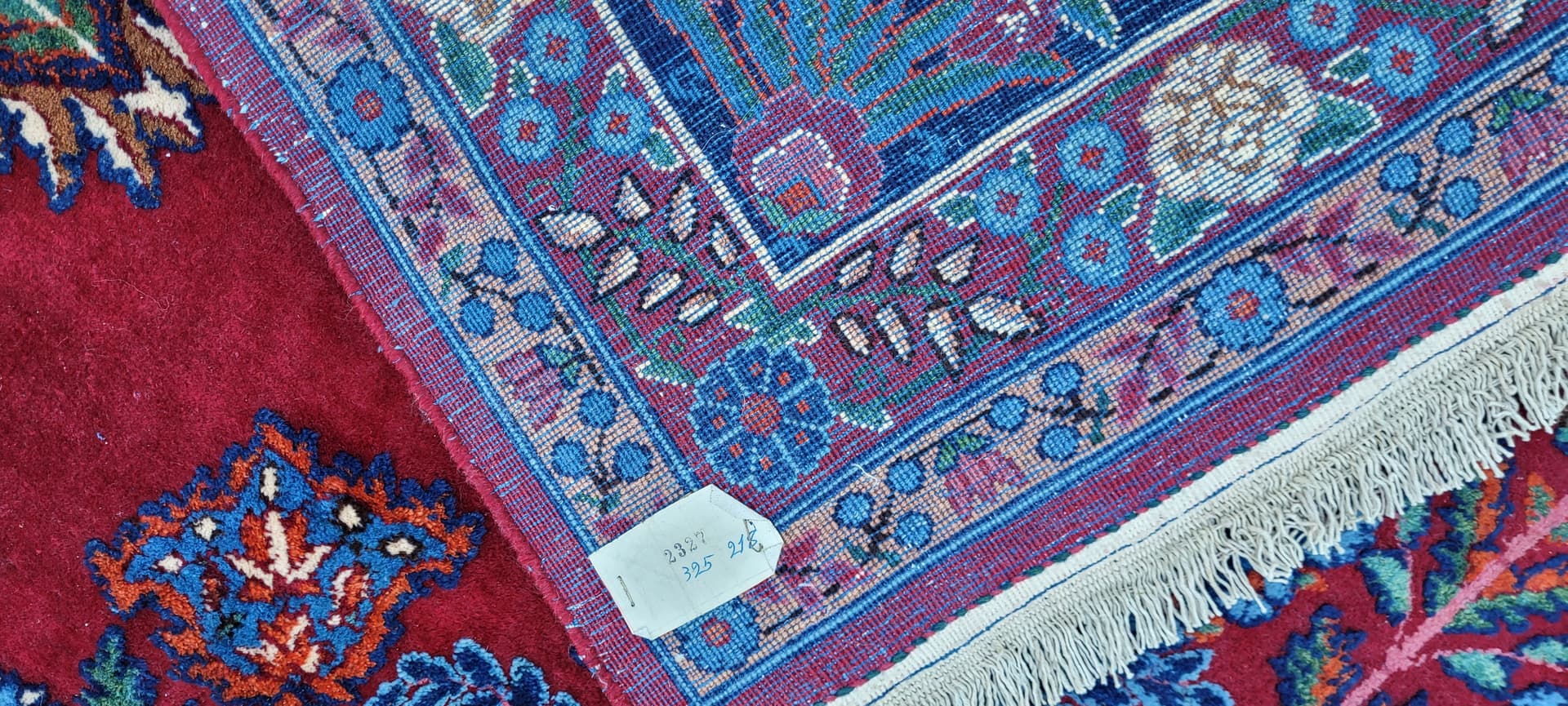 Dywan perski Meshed 220x330 cm, czerwony, wełna, Iran, początek XX w. - 134602