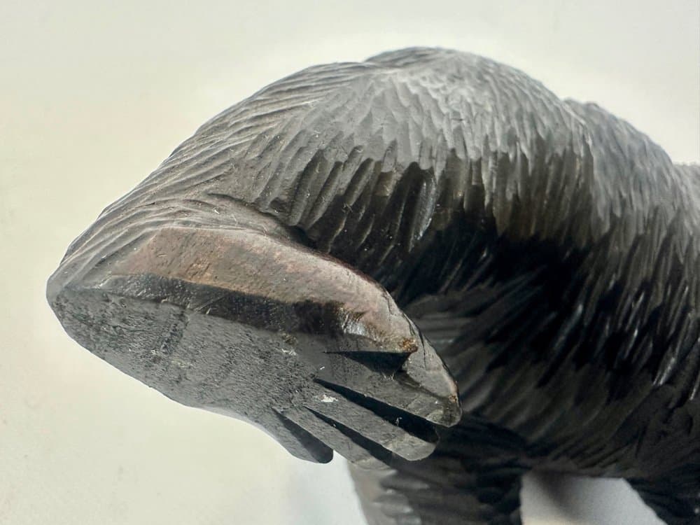 Ainu Figurine Bear with Cub, brown walnut, Japan, early 20th c. - 151249