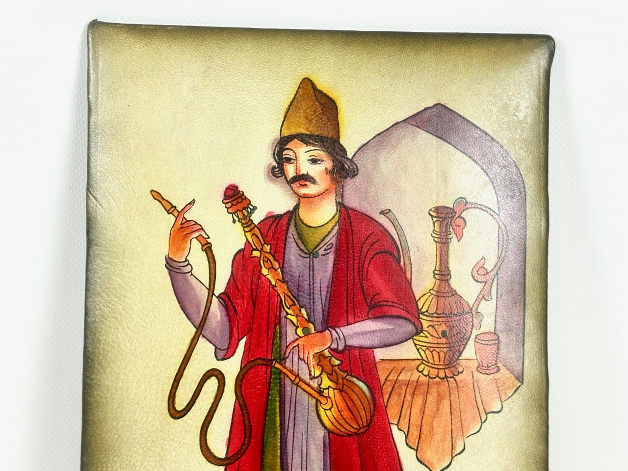 Painting, Folk Art, Multicolor, Leather, Iraq, 19th c. - 151298