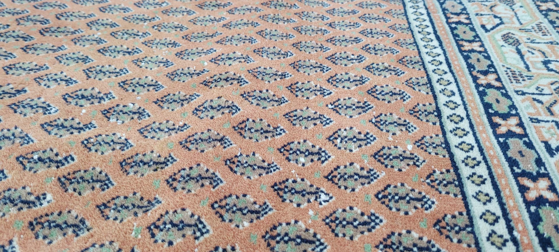 Dywan Indo-Mir Sarough 198x150 cm, czerwony, wełna, Indie, lata 80. - 134717