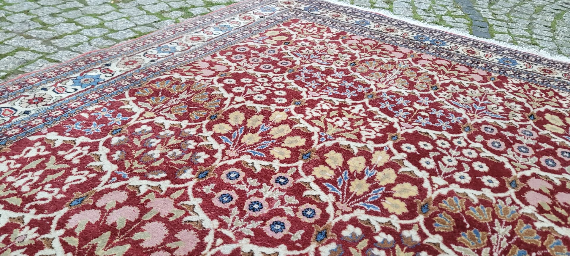 Dywan Bakhtiar 198x125 cm, czerwony, wełna, Iran, lata 60. - 134731