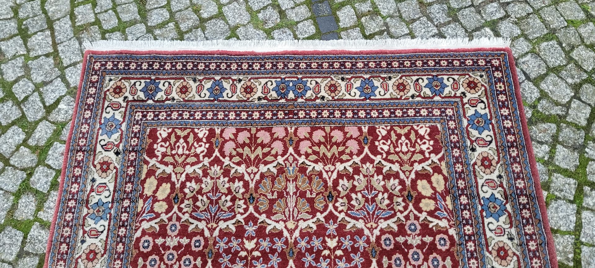 Dywan Bakhtiar 198x125 cm, czerwony, wełna, Iran, lata 60. - 134730