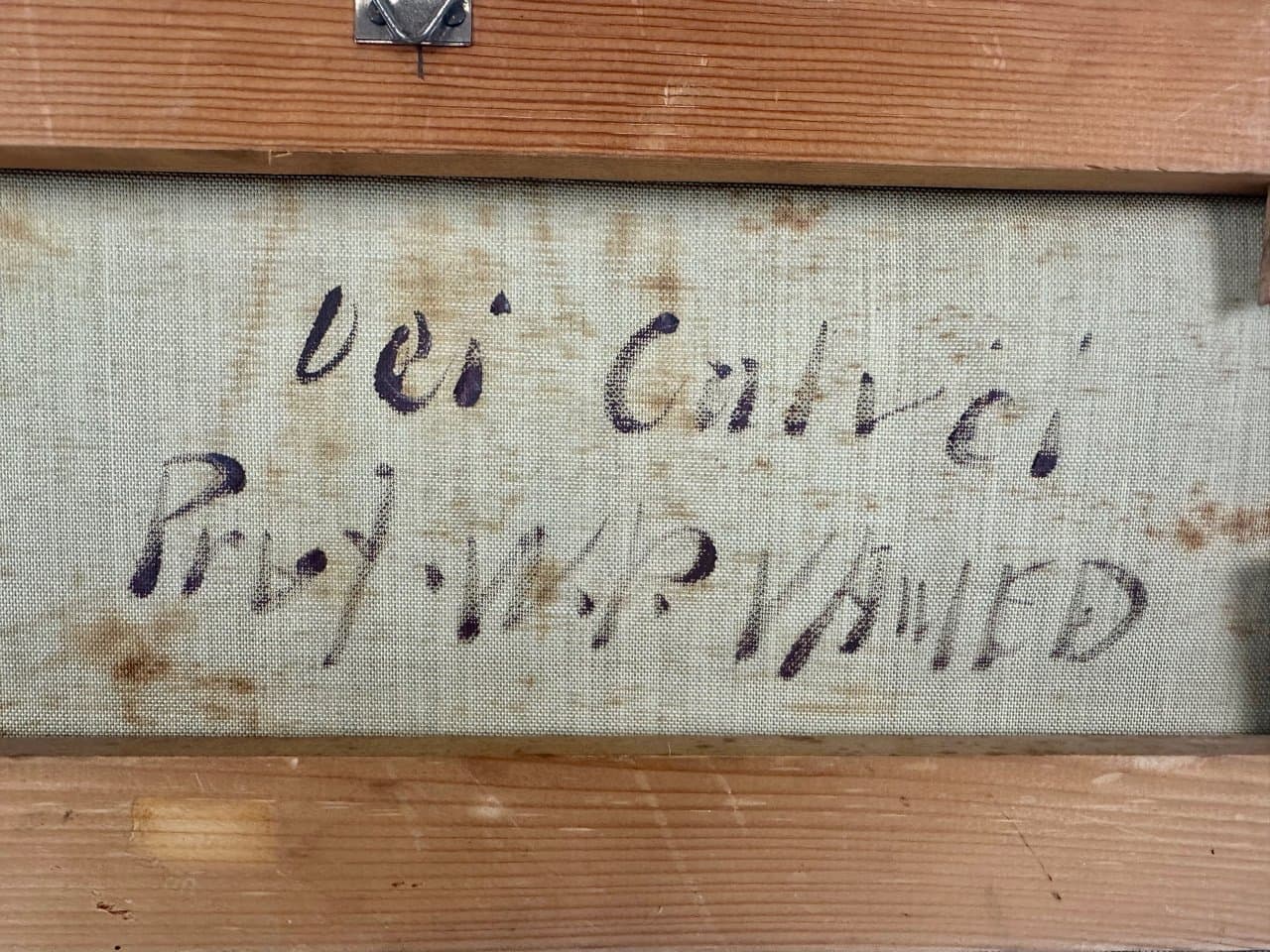 Obraz Ships, multikolor, olej na płótnie, art. W. Prescher van Ed, Niemcy, lata 80. - 151509