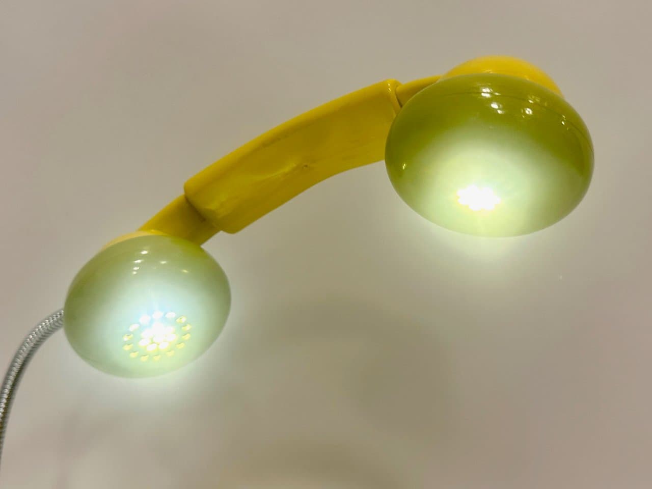 Table Lamp Bobo, yellow plastic, by S. Todeschini, Telcer, Italy, 1970s. - 151529