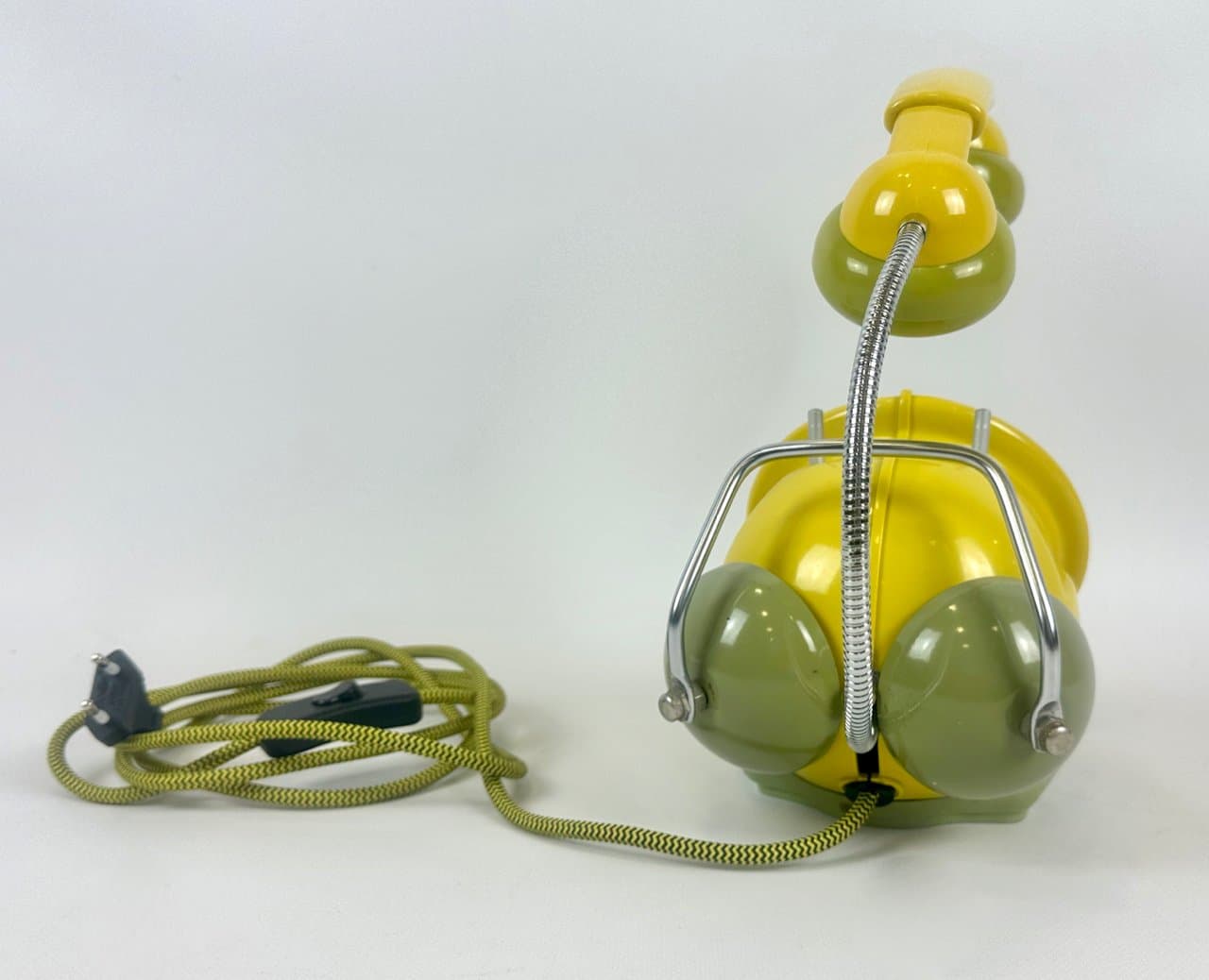 Table Lamp Bobo, yellow plastic, by S. Todeschini, Telcer, Italy, 1970s. - 151528