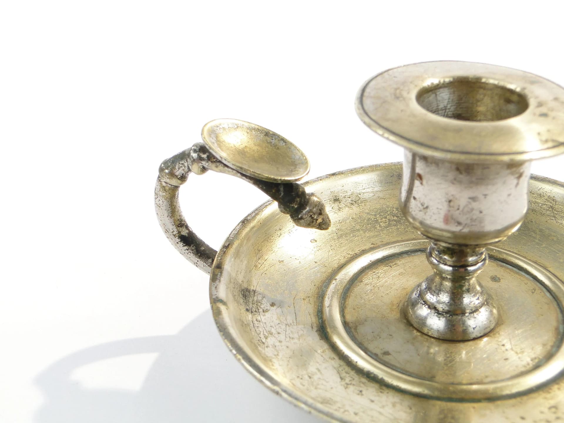 Kaganek, srebro, mosiądz, Norblin, Polska, XIX w. - 9245