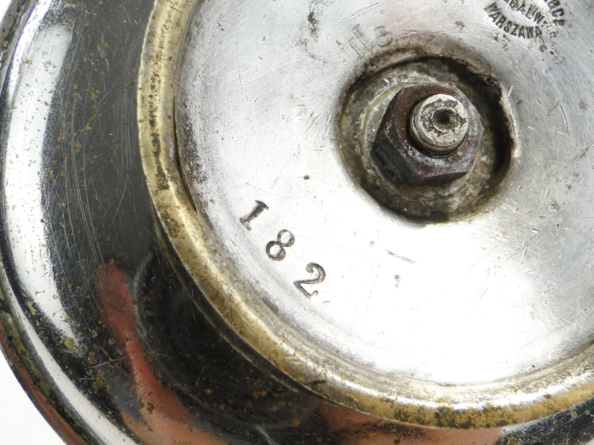 Kaganek, srebro, mosiądz, Norblin, Polska, XIX w. - 9249