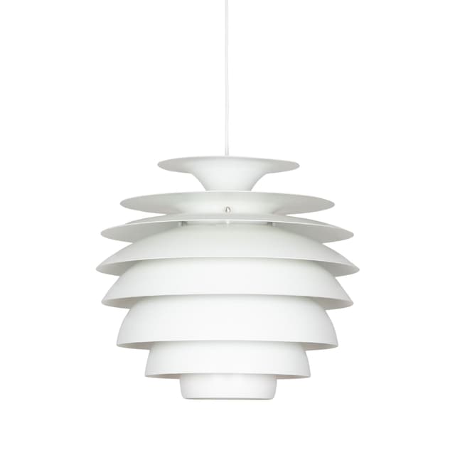 Copper Aluminum Pendant Lamp, by B. Nordsted for Lyskaer, Denmark, 1980s - DIMENSION