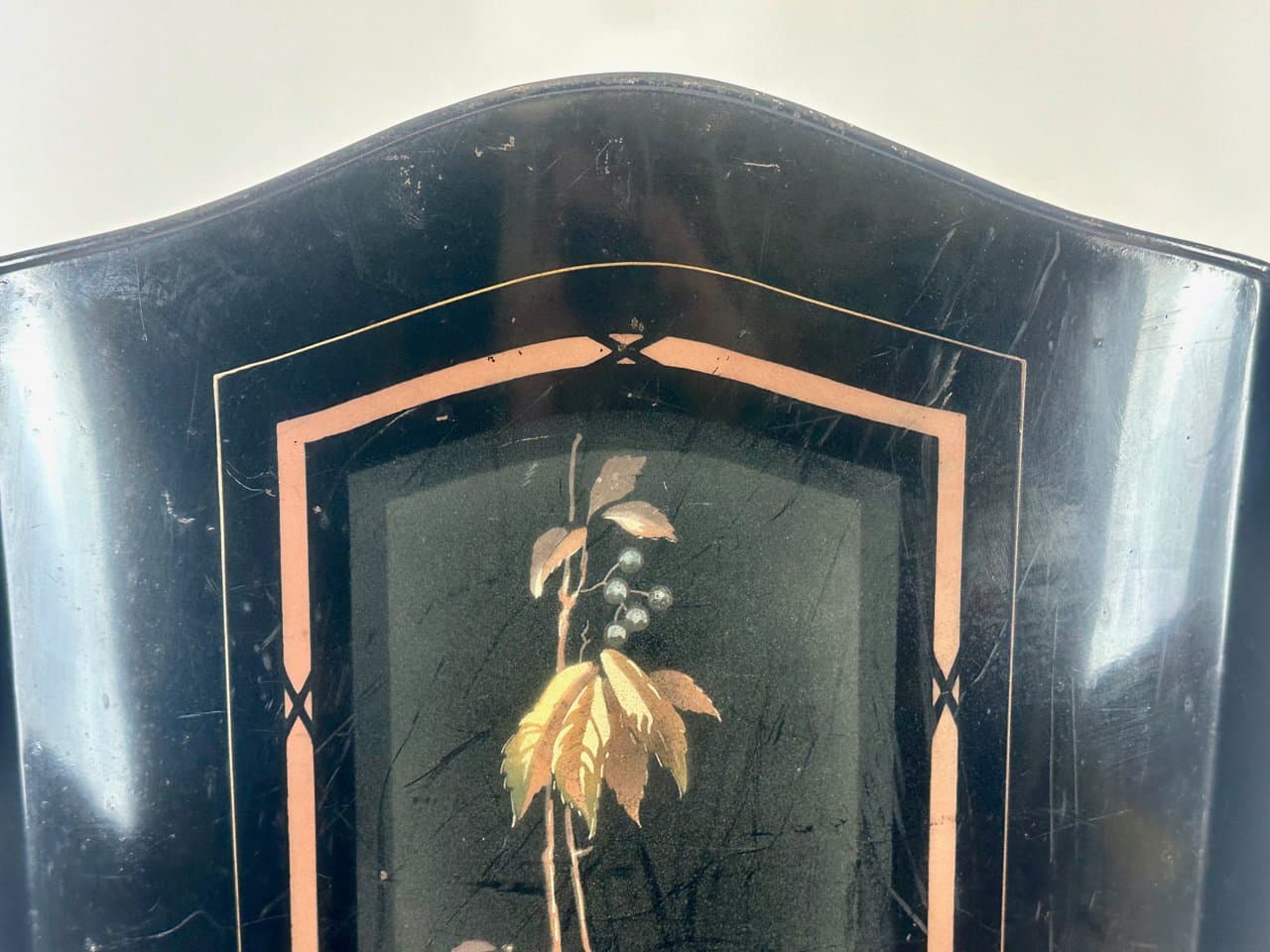 Firescreen Art Nouveau, black, cast iron steel, Germany, 1910s. - 151688