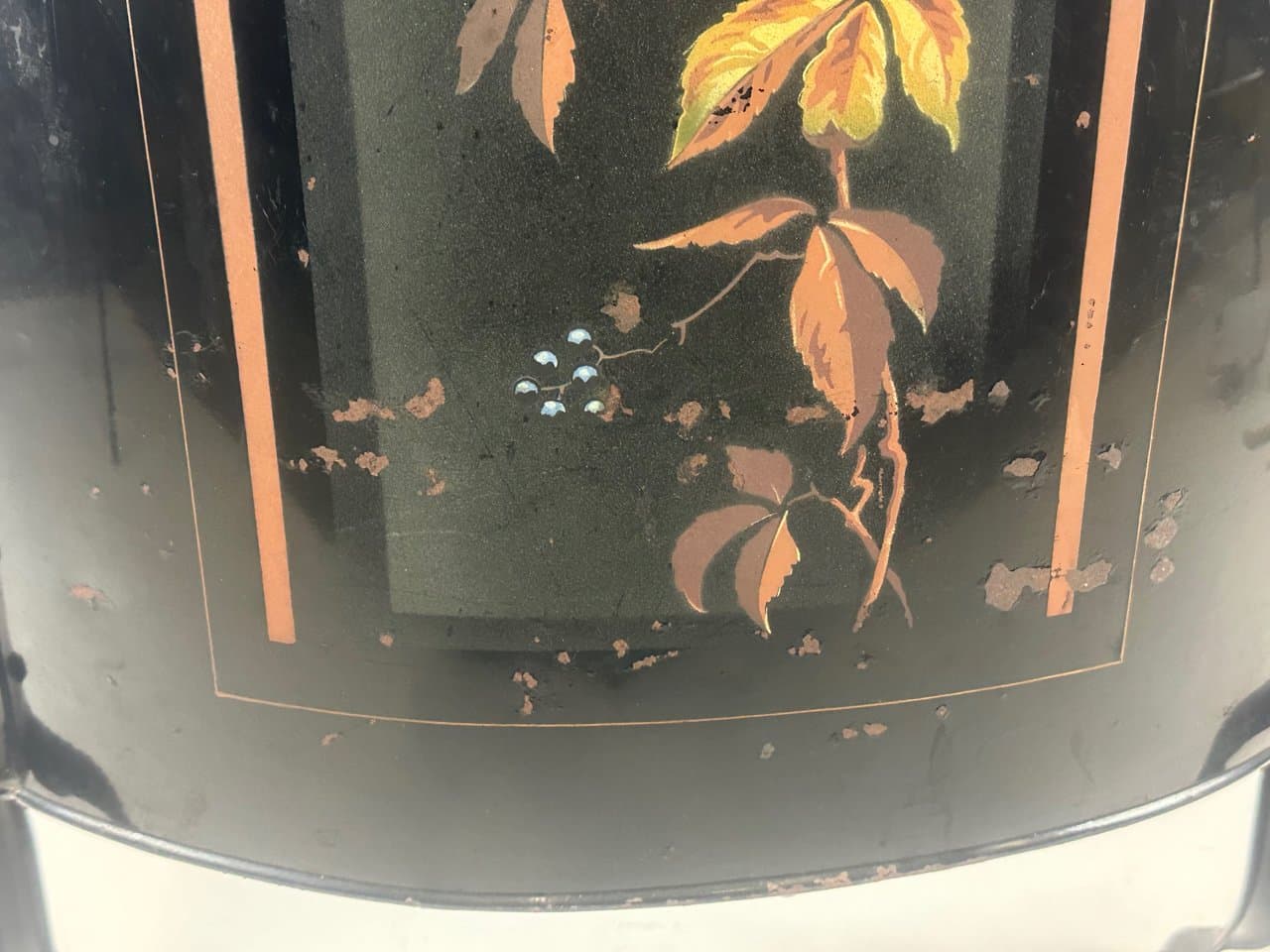 Firescreen Art Nouveau, black, cast iron steel, Germany, 1910s. - 151689