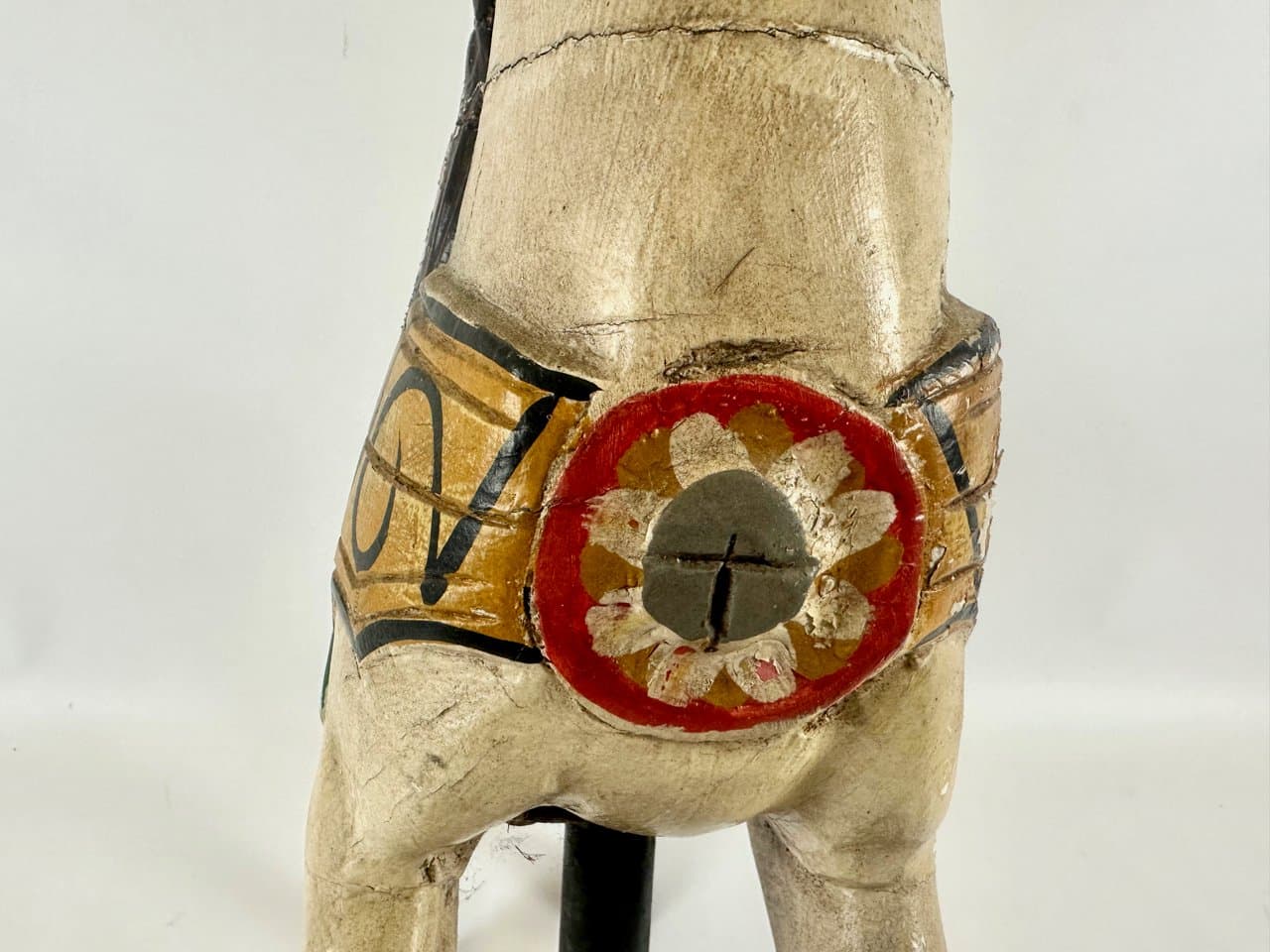 Carousel horse figurine, multicolor wood, early 20th c. - 151706