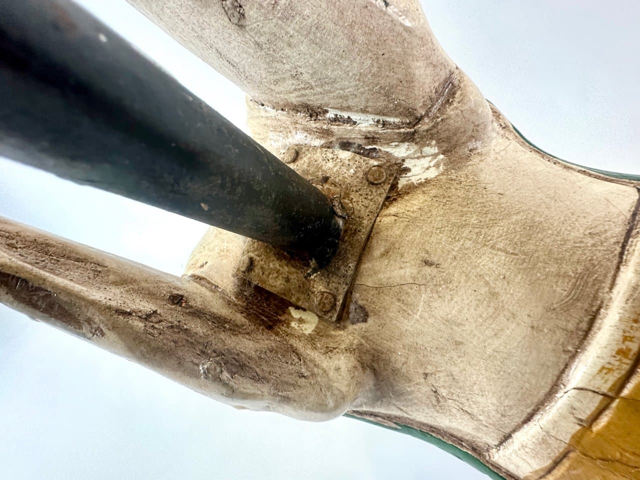 Carousel horse figurine, multicolor wood, early 20th c. - 151708