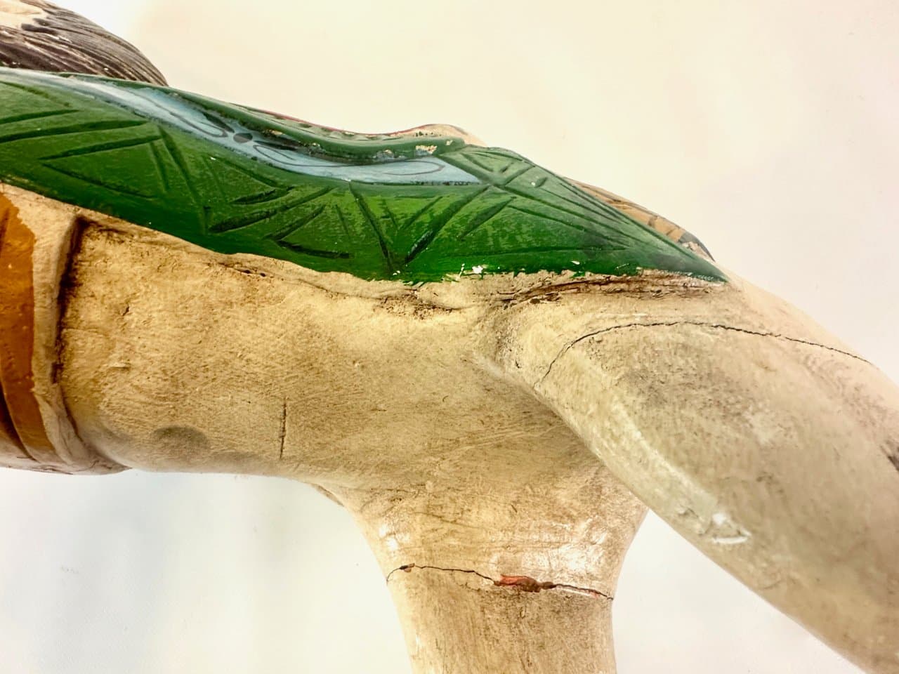 Carousel horse figurine, multicolor wood, early 20th c. - 151703