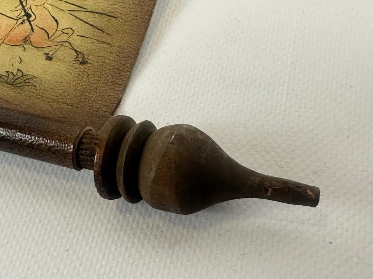 Oriental Wall Scroll, multicolor, natural lambskin leather, Iraq, 1950s - 151716