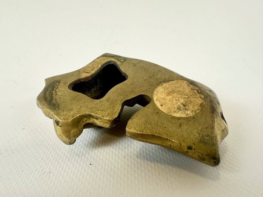 Figurka psa Art déco, złoty mosiądz, Niemcy, lata 30. - 151776