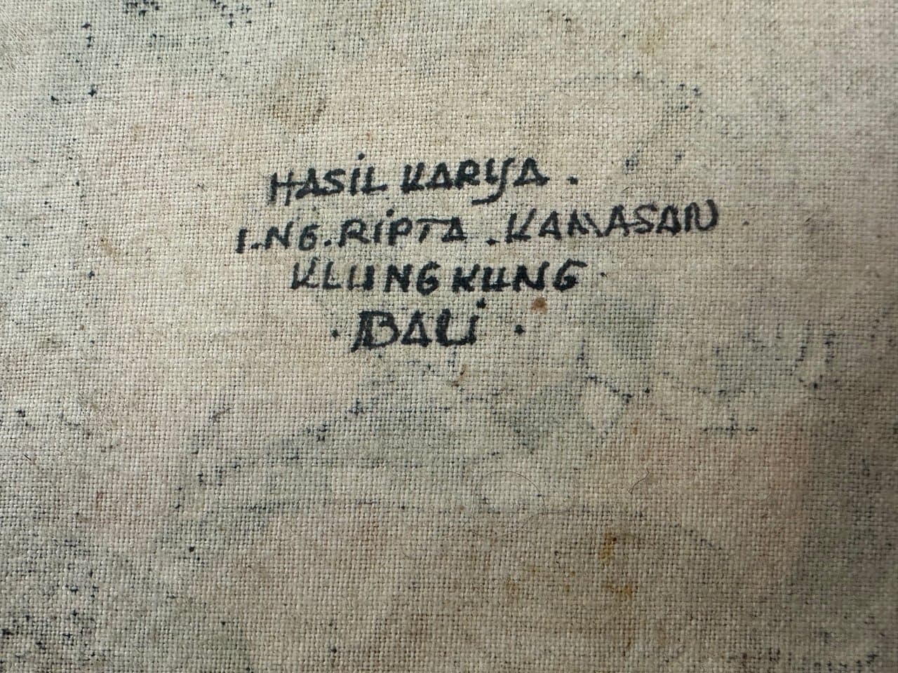 Obraz Kamasan, multikolor, Indonezja, lata 60. - 151781