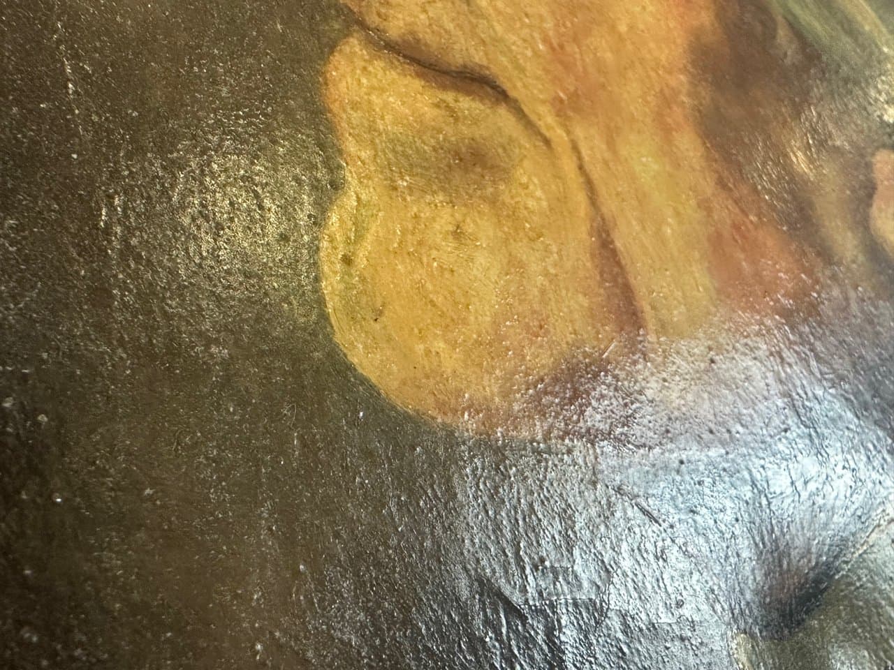 Portrait Painting Franz Liszt, brown, oil on canvas, by M. Ehl, Germany, 1940s. - 151839