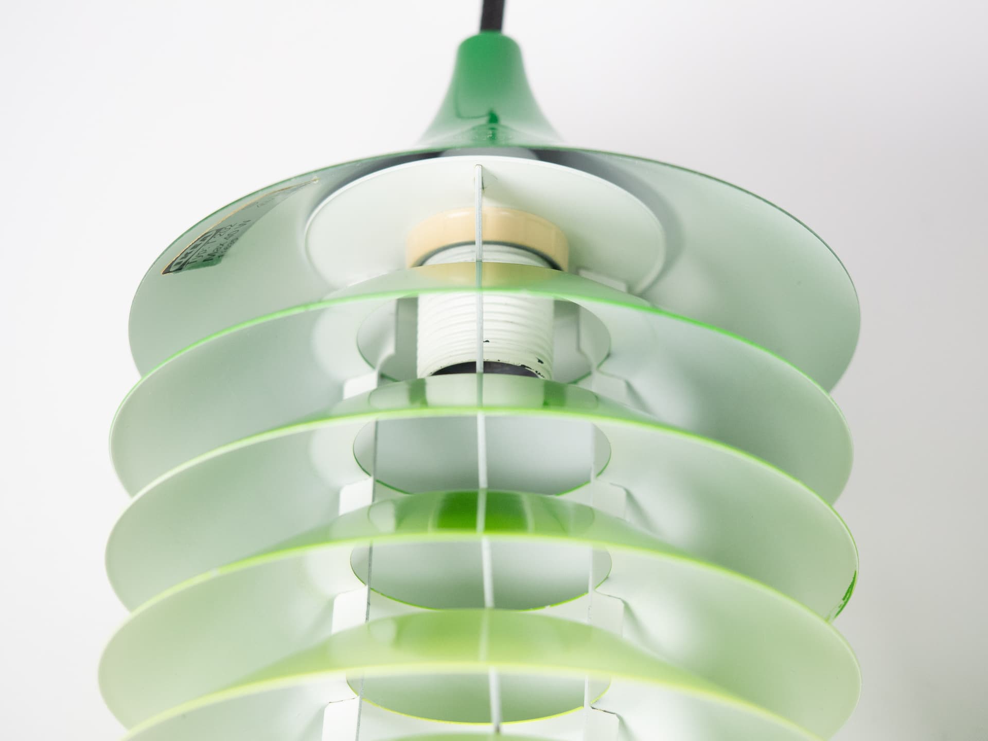 Copper Aluminum Pendant Lamp, by B. Nordsted for Lyskaer, Denmark, 1980s - 134893