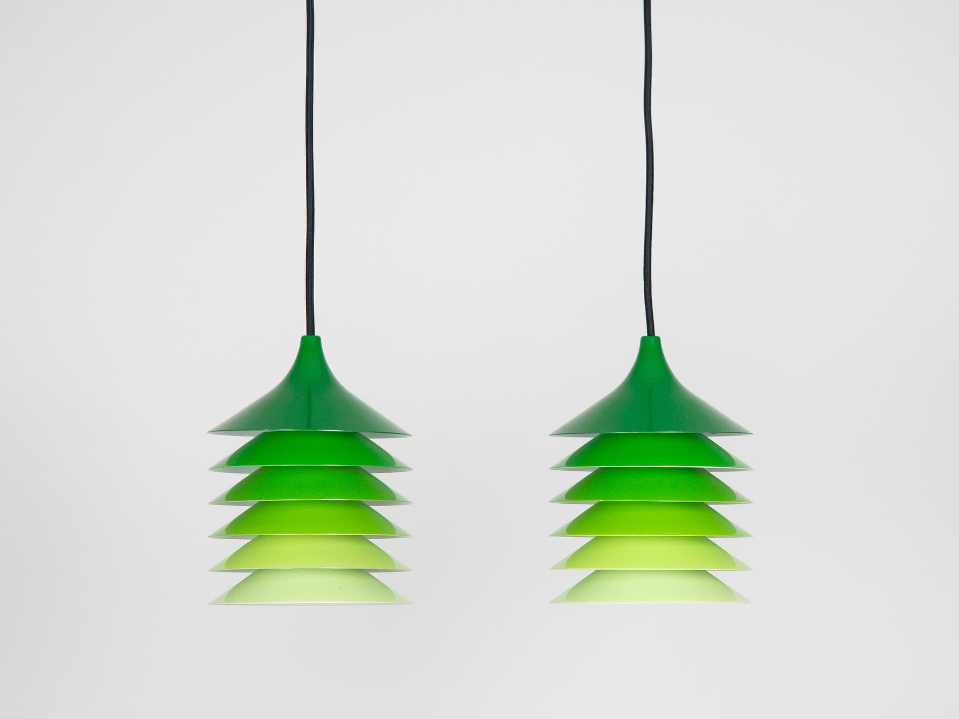 Copper Aluminum Pendant Lamp, by B. Nordsted for Lyskaer, Denmark, 1980s - 134886