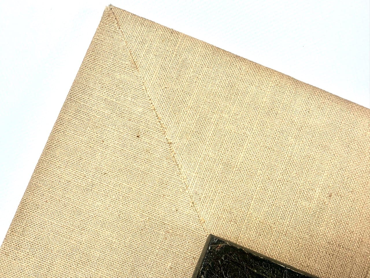 Expressionist painting, abstract composition 120x43 cm, mixed media, multicolored, 1960s. - 151984