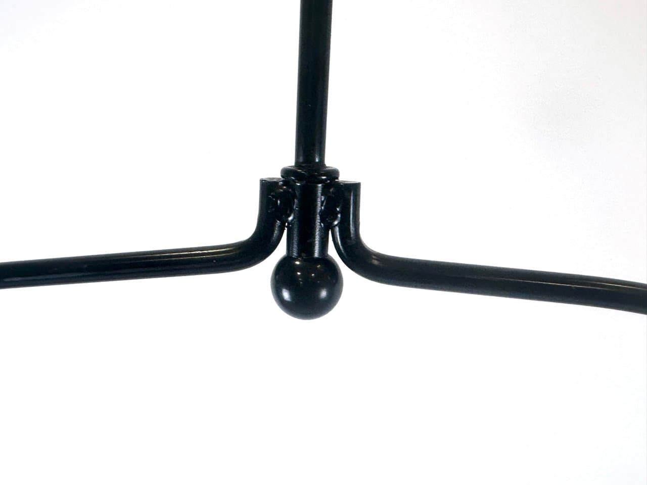 Valet stand Häpen, black steel, attrib. to E. Johansson, Ikea, Sweden, 1980s. - 152101