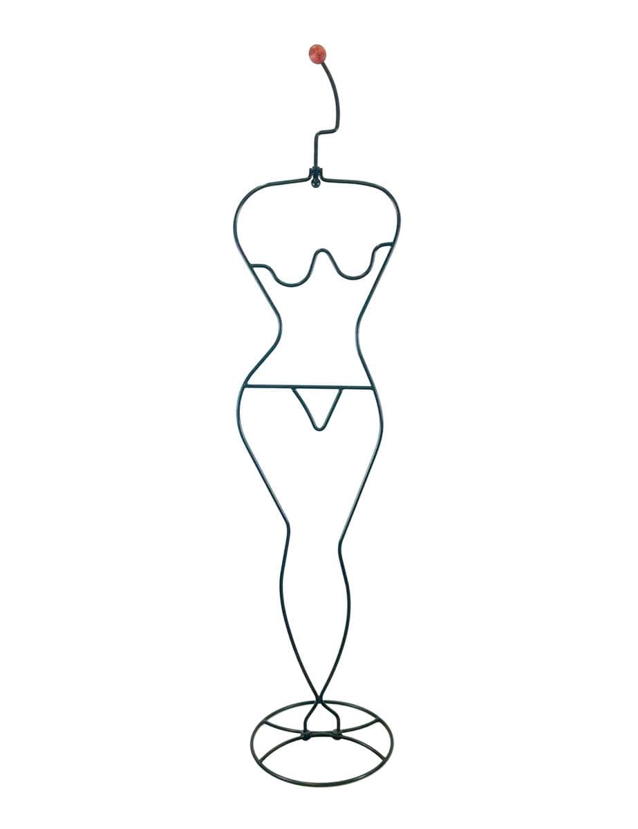 Valet stand Häpen, black steel, attrib. to E. Johansson, Ikea, Sweden, 1980s. - 148501