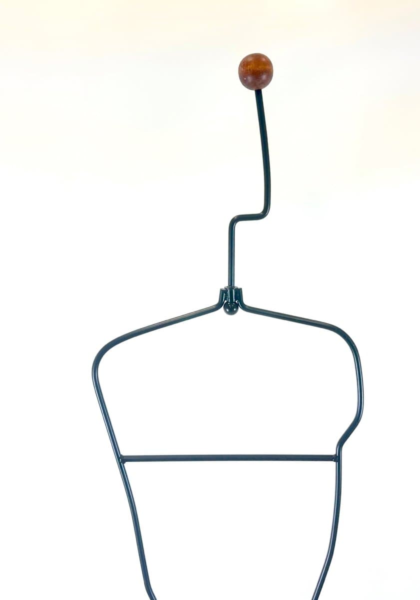 Valet stand Häpen, black steel, Ikea, Sweden, 1980s. - 152104