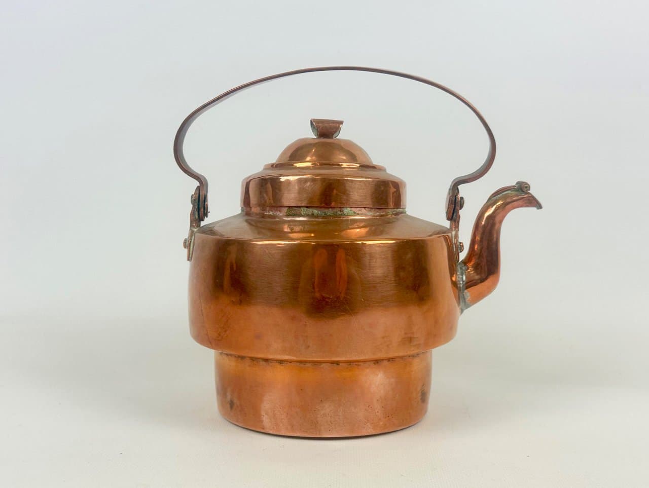 Czajnik, miedziany złoty, Szwecja, XIX w. - 152118