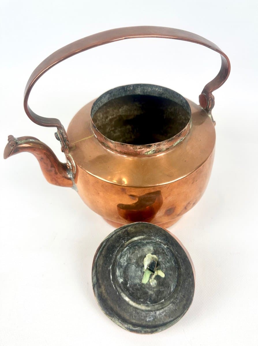 Czajnik, miedziany złoty, Szwecja, XIX w. - 152122