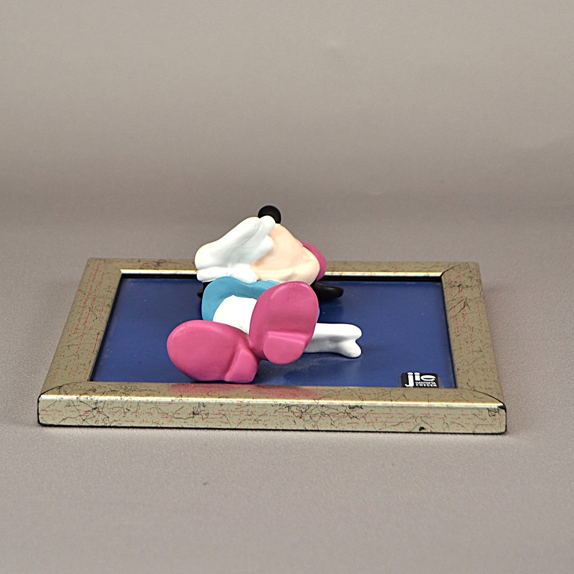 Obraz ścienny 3D Mimi Mouse, multikolor, szkło, proj. J. Lindstrup, Szwecja, lata 90. - 1103