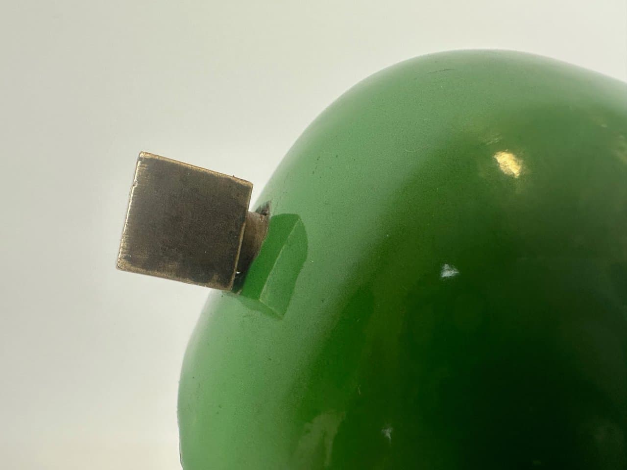 Table Lamp Art Deco, green, brass, Czech Republic, 1930s - 152447