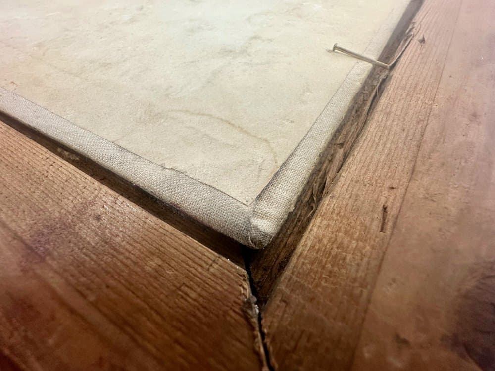 Painting Nude of Woman, multicolor, acrylic canvas, by K. Voralkova, Czech Republic, 1960s. - 152457