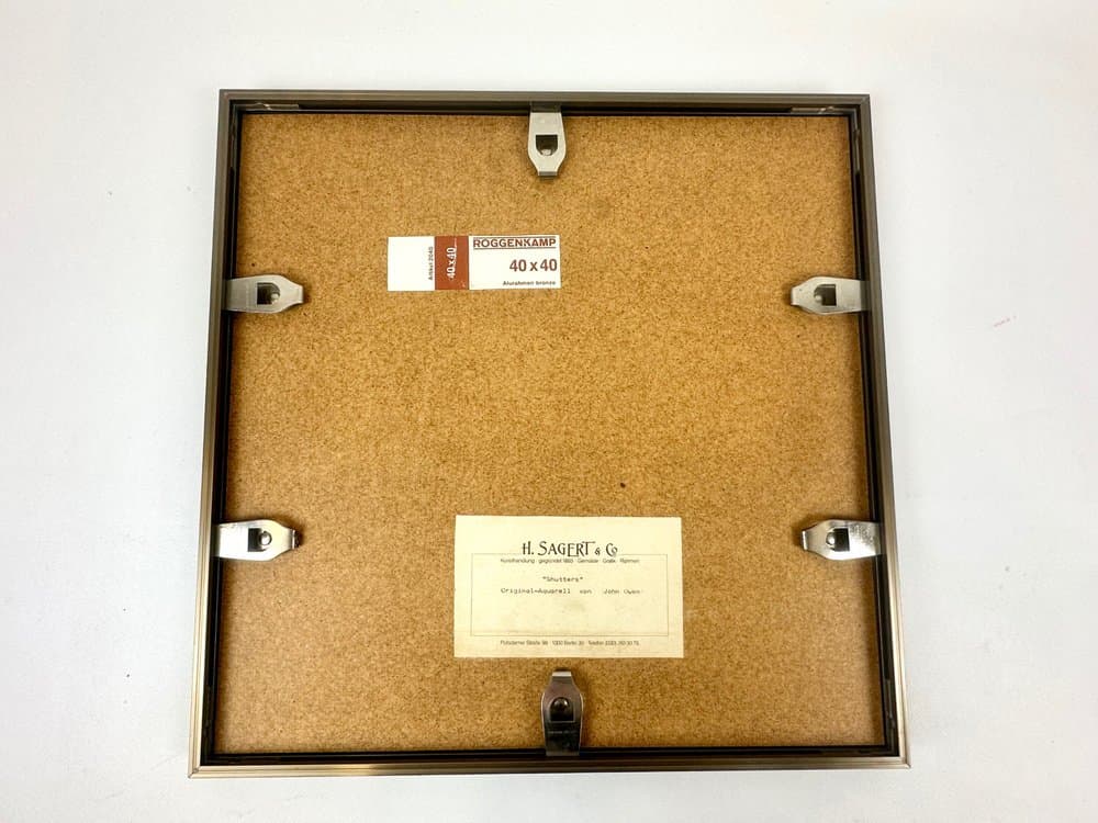 Watercolour Shutters, multicolor, by F. John Owen, United Kingdom, 1980s. - 152625