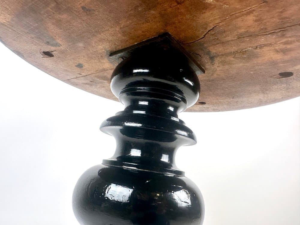 Stołek fortepianowy, oliwkowa tkanina, buk czarny, początek XX w. - 152643