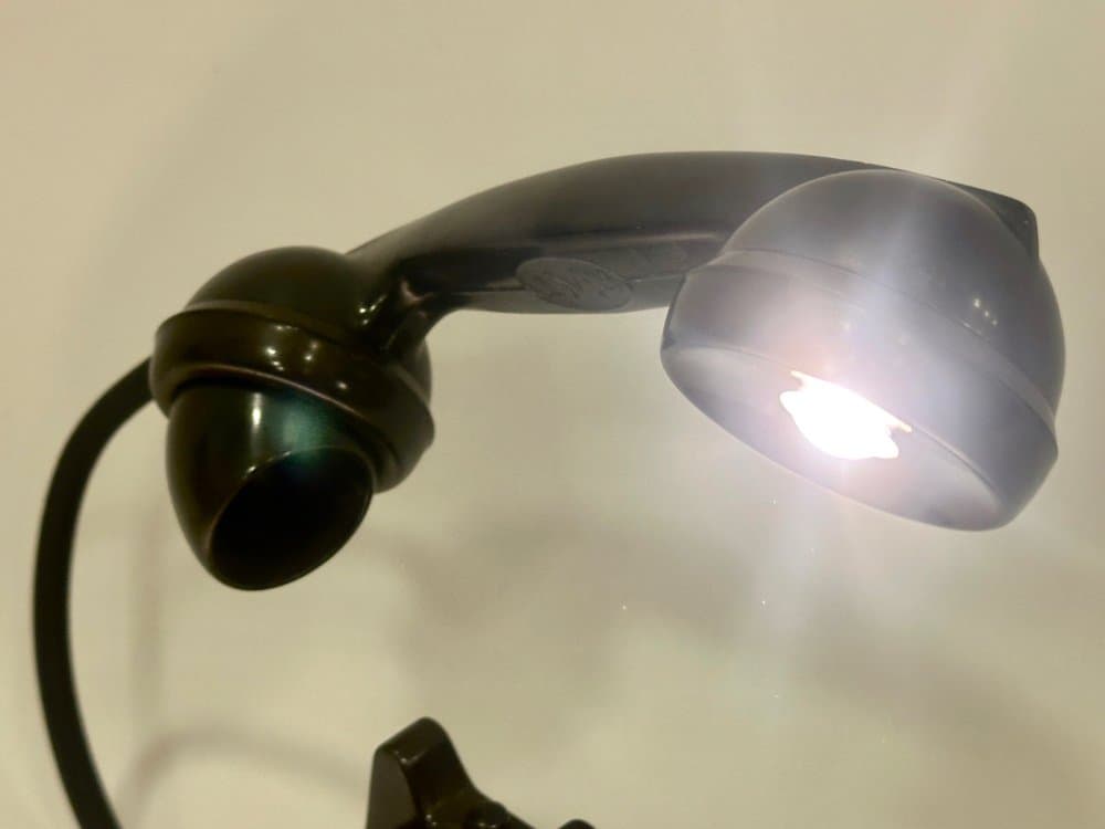 Table lamp, Art Deco Bauhaus, black Bakelite, Poland, 1950s - 152655