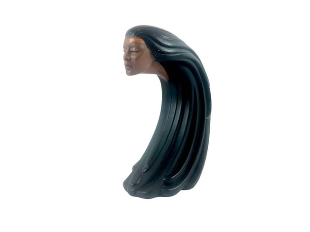 Figurka Woman of the Wind, multikolor, ceramika, USA, lata 80. - WYMIARY