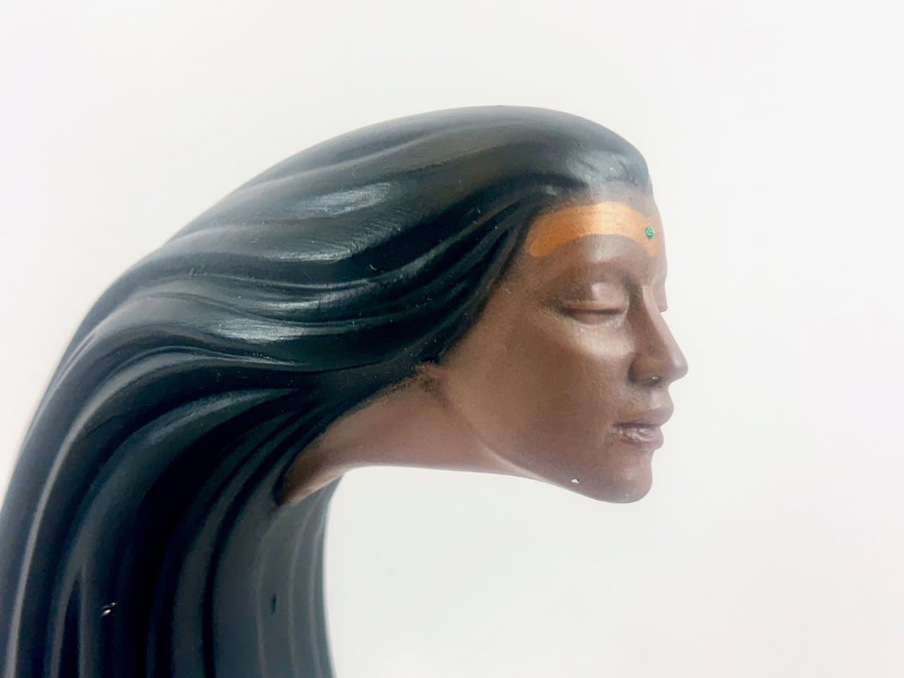 Figurka Woman of the Wind, multikolor, ceramika, USA, lata 80. - 152679