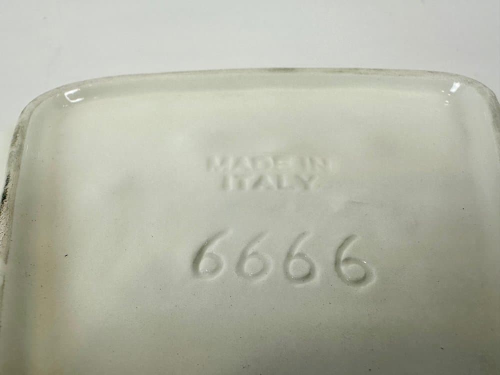 Półmisek do sera Bassano, kość słoniowa żółty, ceramika, Włochy, lata 70. - 152714