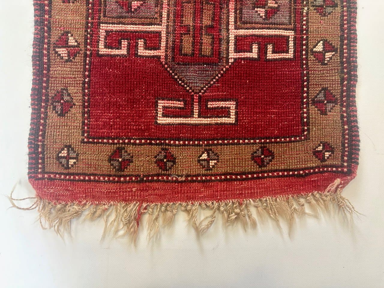 Dywan Malatya 105x50 cm, bordowy, wełna, Ikea, Turcja, lata 60. - 152728