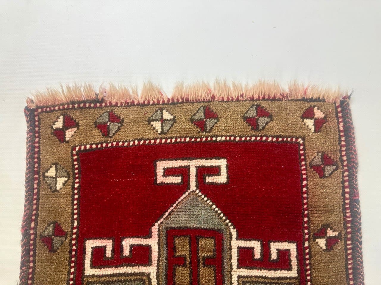 Dywan Malatya 105x50 cm, bordowy, wełna, Ikea, Turcja, lata 60. - 152730