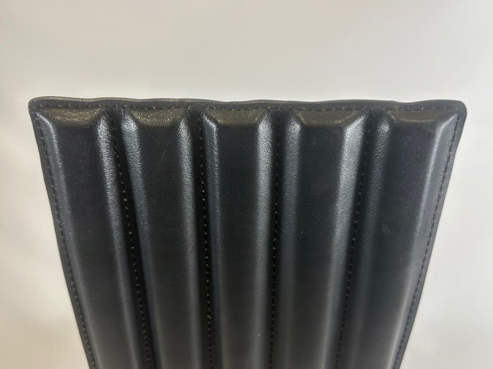 set of four Tripod chairs, black, beech, leather, Germany, 1980s - 152784