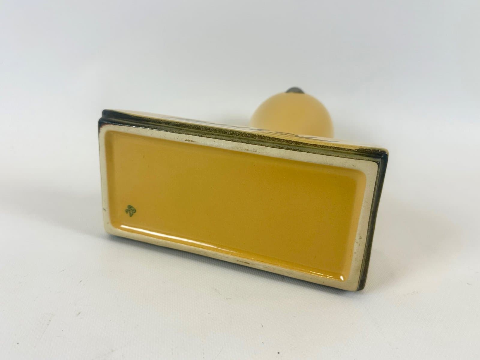 Butelka na likier, żółty, ceramika, Niemcy, lata 80. - 152872