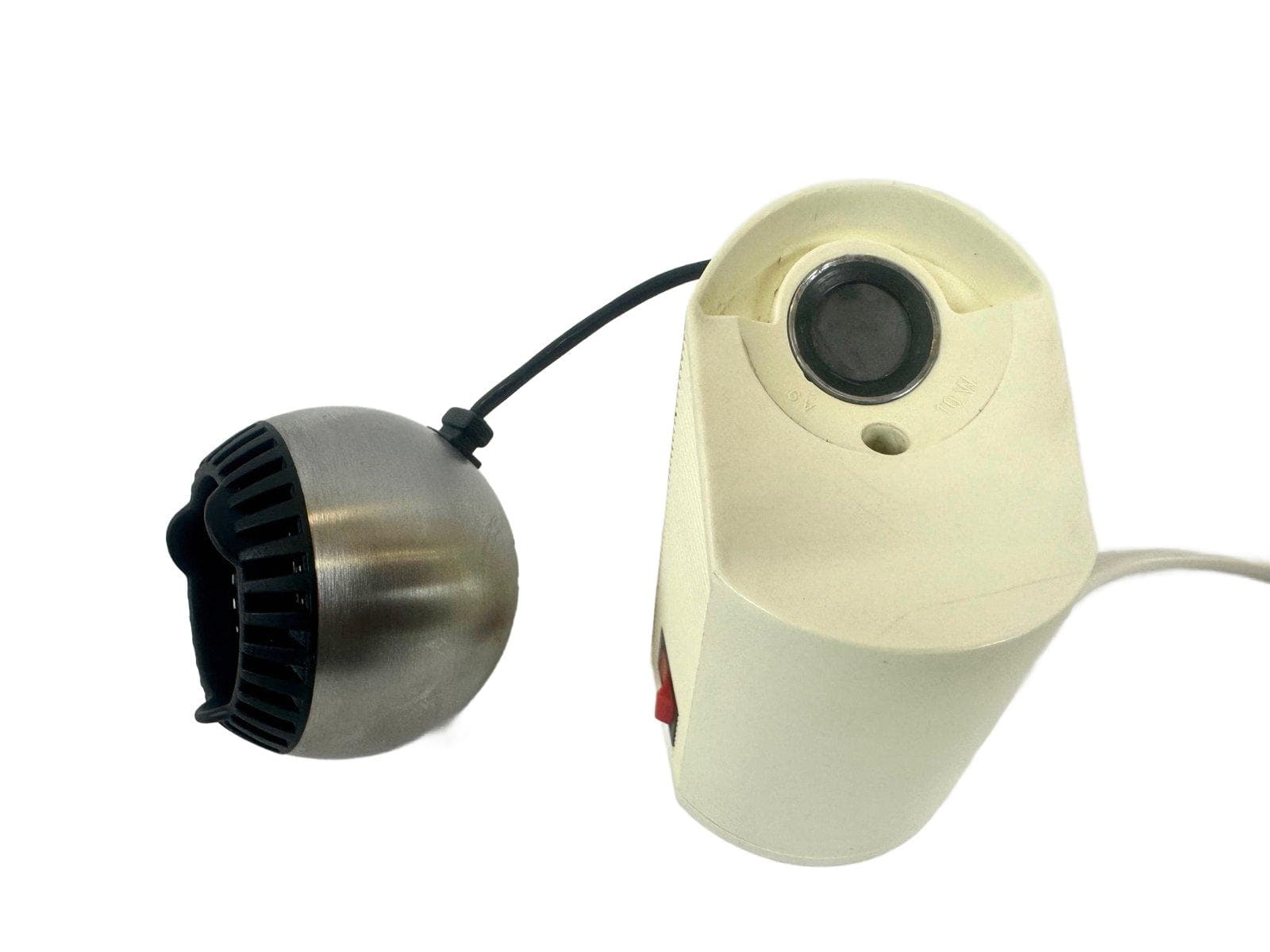 Lampa biurkowa Minispot 41401 Eyeball, kość słoniowa, metal, plastik, Niemcy, lata 80.