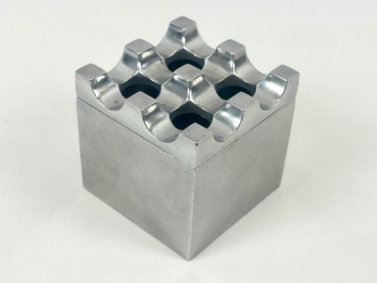 Ashtray Ultima 7, silver aluminium, Denmark, 1960s - 152931