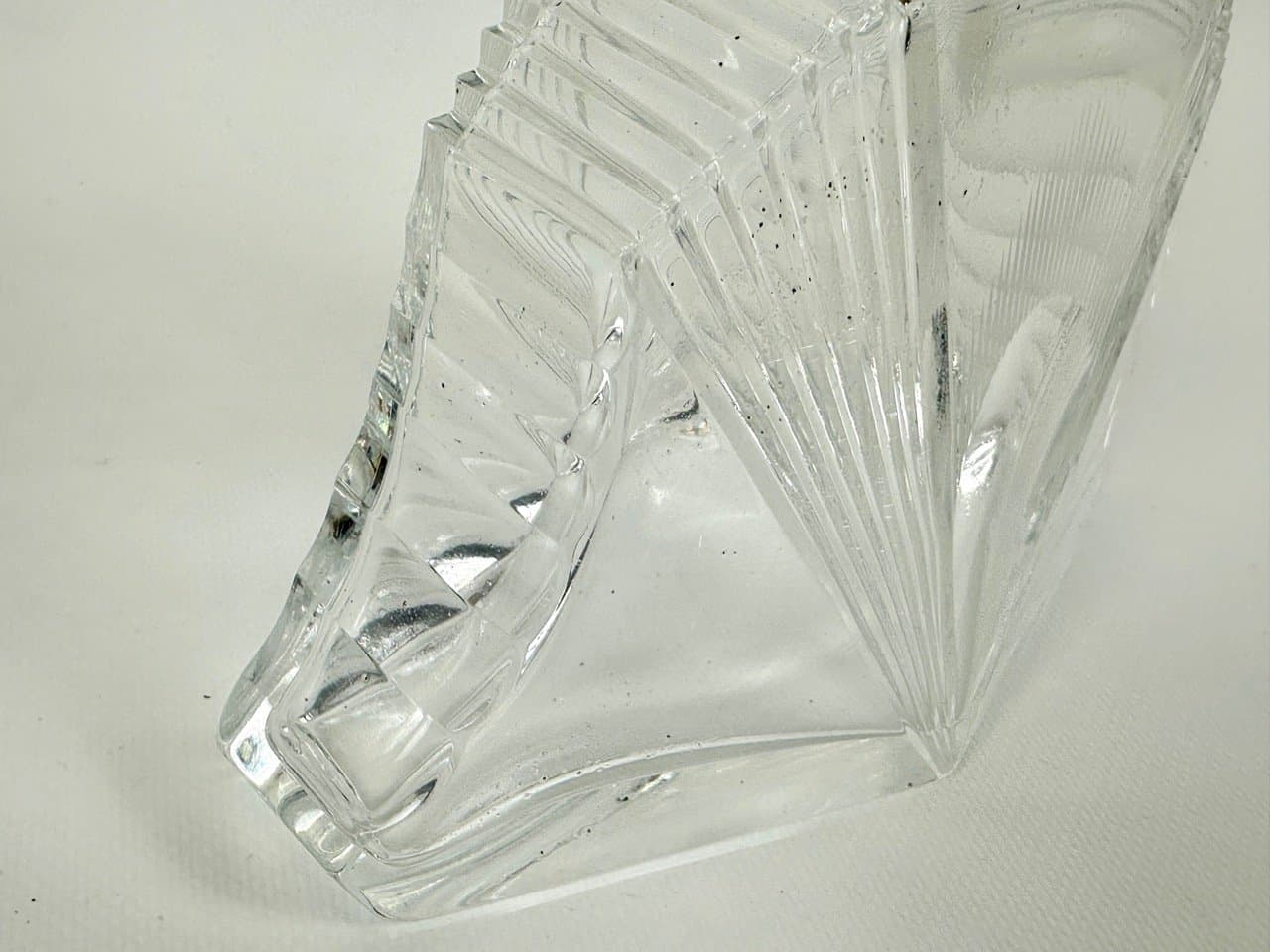 Karafka Art Deco, transparent, szkło, Niemcy, lata 30. - 153208