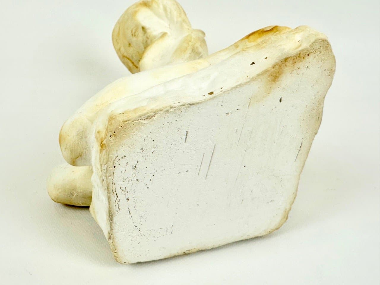 Rzeźba Melancholijna Dziewczyna, kość słoniowa, gips, art. J. Štursa, Czechy, lata 10. - 153264