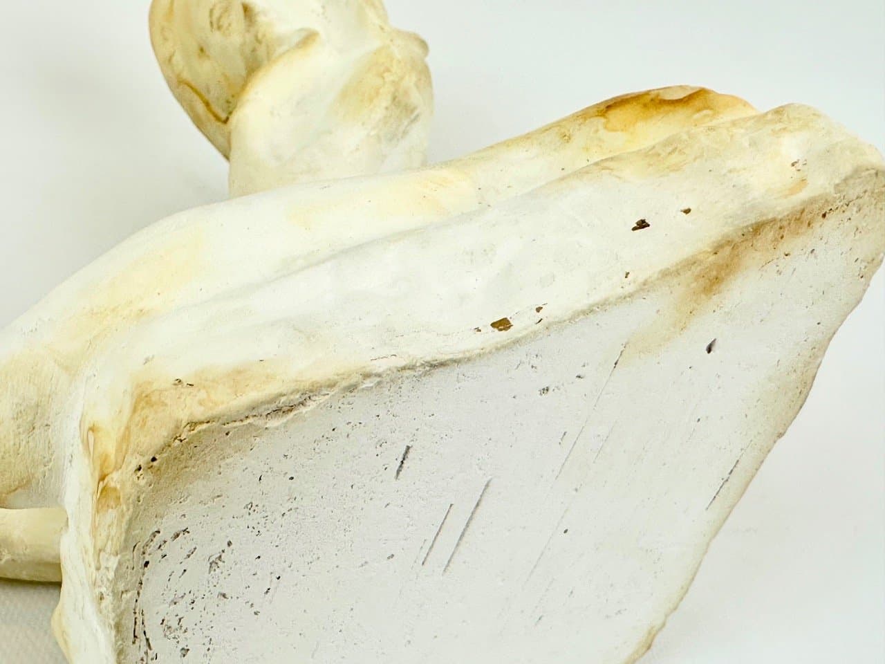 Rzeźba Melancholijna Dziewczyna, kość słoniowa, gips, art. J. Štursa, Czechy, lata 10. - 153268