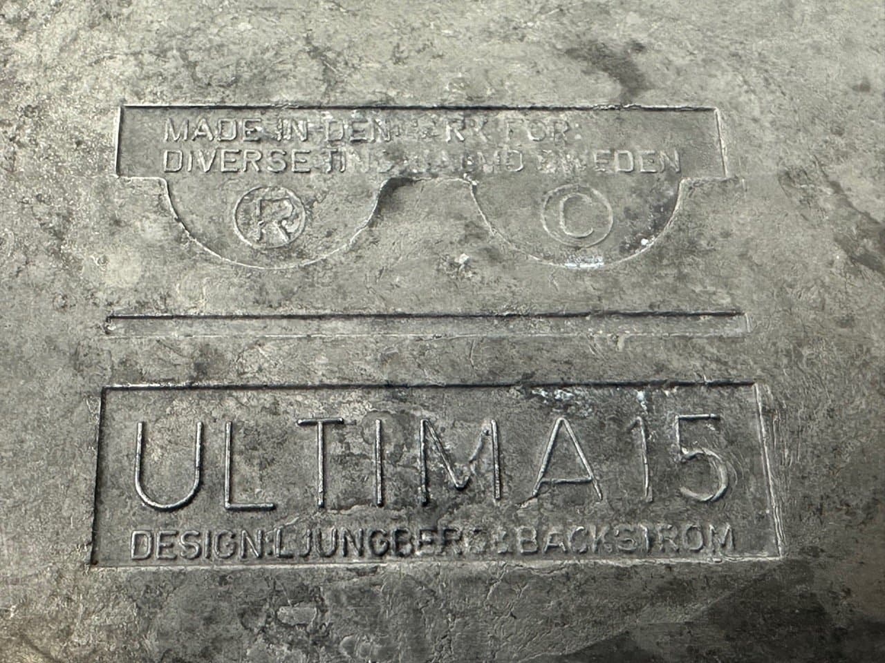 Popielniczka Ultima 15, srebrny, aluminium, Szwecja, lata 60. - 153568