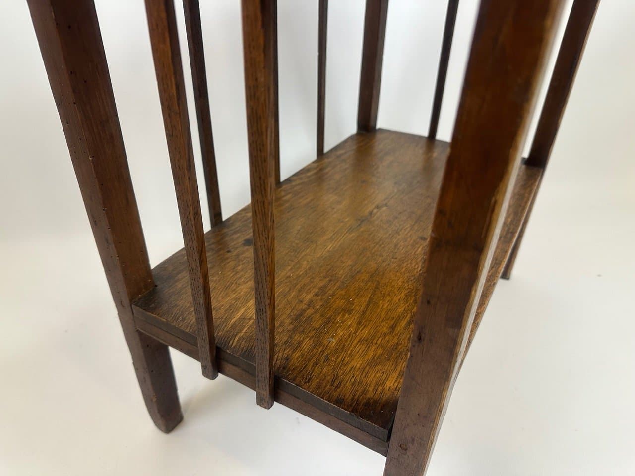 Regał Art Nouveau, dąb brąz ciemny, Niemcy, XIX w. - 153608